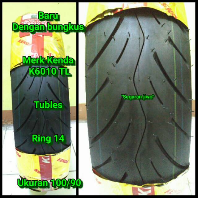 Ban motor tubles matic ring 14, 100/90 Ukuran besar Ban belakang vario 150 Kenda | Shopee Indonesia