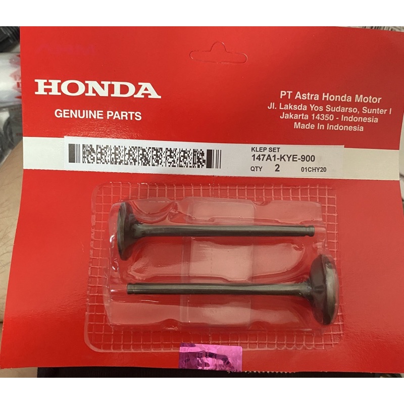 KlepSet Payung Klep IN EX Honda CRF 150 CB150 Verza MegaproNew MegaproMono Megapro Mono FI