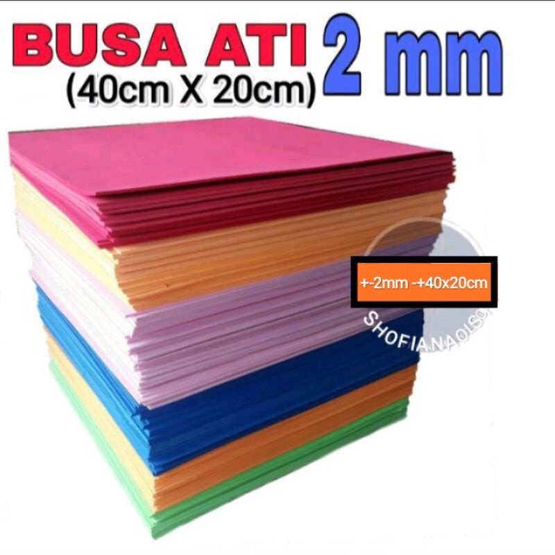 SEPON ATI 2MM 40x20 / SPON ATI LEMBARAN /SPON EVAb[bisa cod]