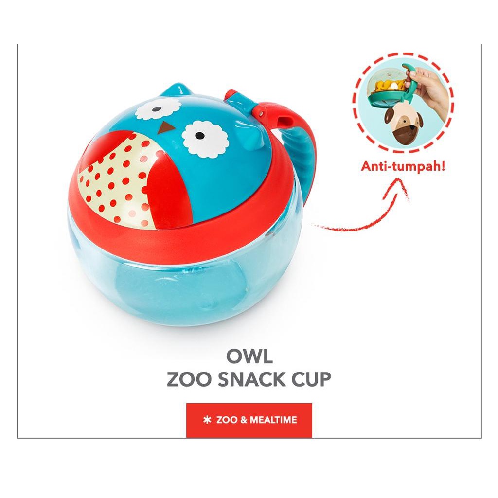 SKIP HOP Kids Zoo Snack Cup 222ml