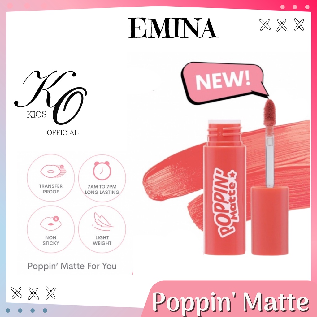 Emina Poppin Matte 4.5g | Lip Cream