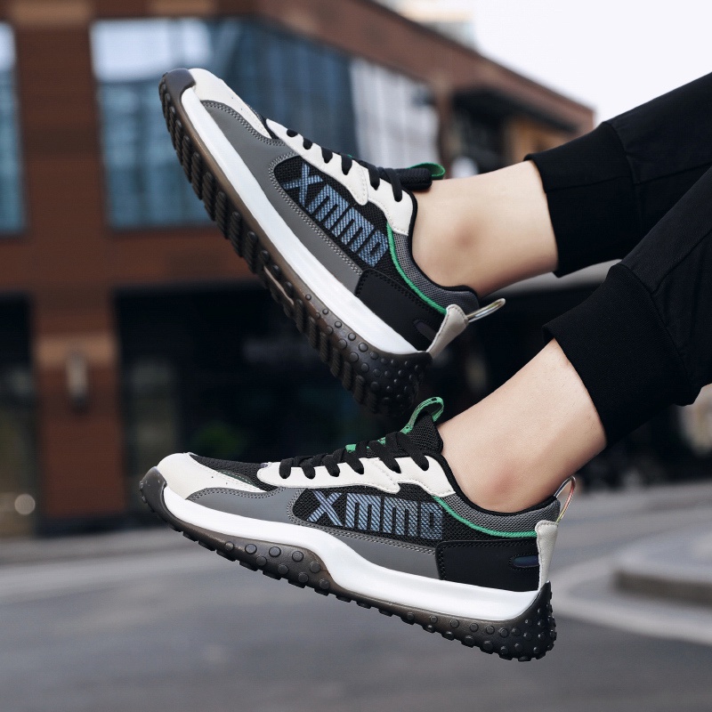 Toread Sepatu Sneakers Running Pria Sepatu Olahraga Kasual Outdoor Fashion Shoes Sneakers Hitam Import KSR701