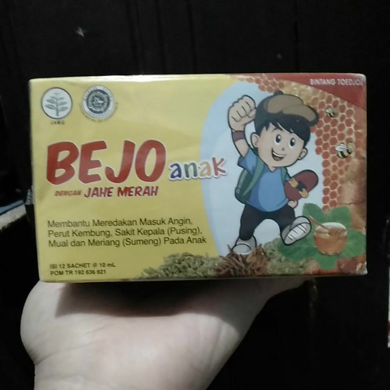 

Bejo anak jahe merah 1 box isi 12 sachet