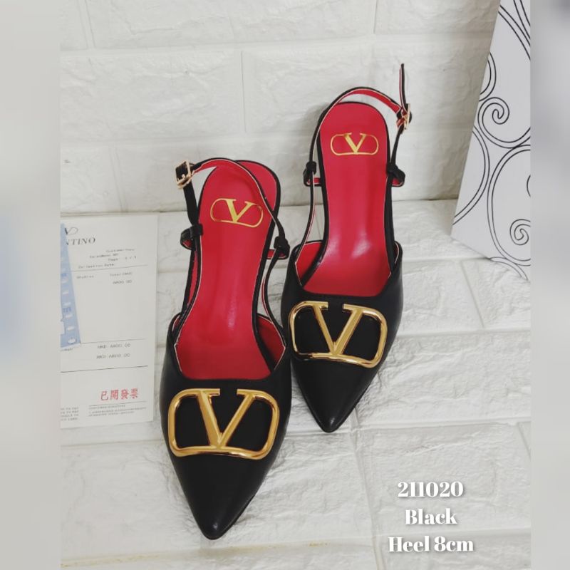 New arrival High Heel V.L import Leather kode 211217