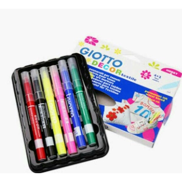 

spidol-untuk-kain-kanvas-6-warna-giotto-decor-textile Kbys