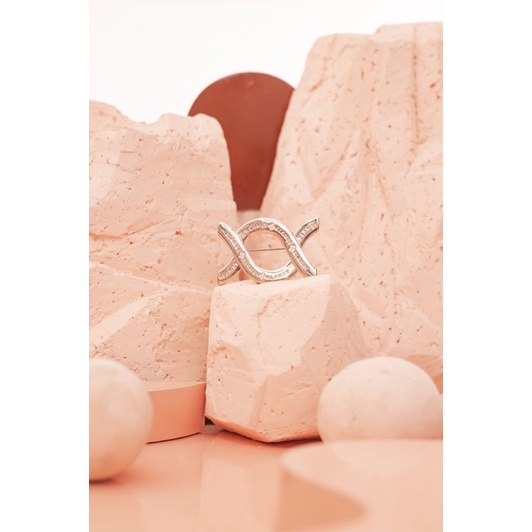 monogram brooch by wearing klamby