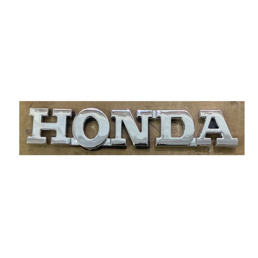 LOGO/EMBLEM HONDA CHROME BAHAN METAL