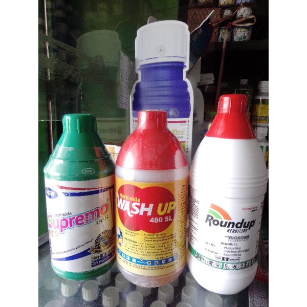 Obat Rumput Roundup,wash up, supremo/herbisida sistemik