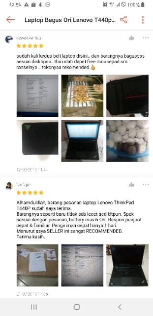 Laptop Bagus Ori Lenovo T440p Core i5 Harddisk 500Gb Memory 8Gb