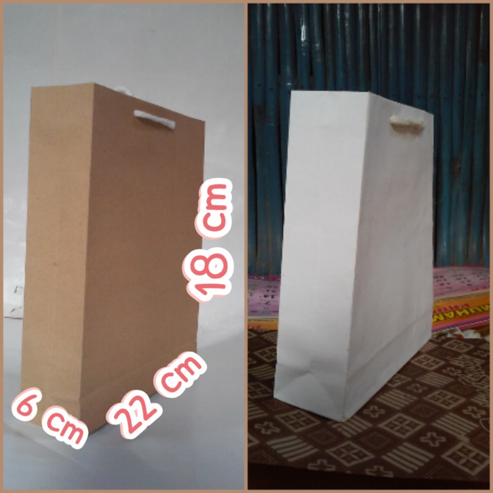 

tas kertas paperbag polos souvenir paper bag