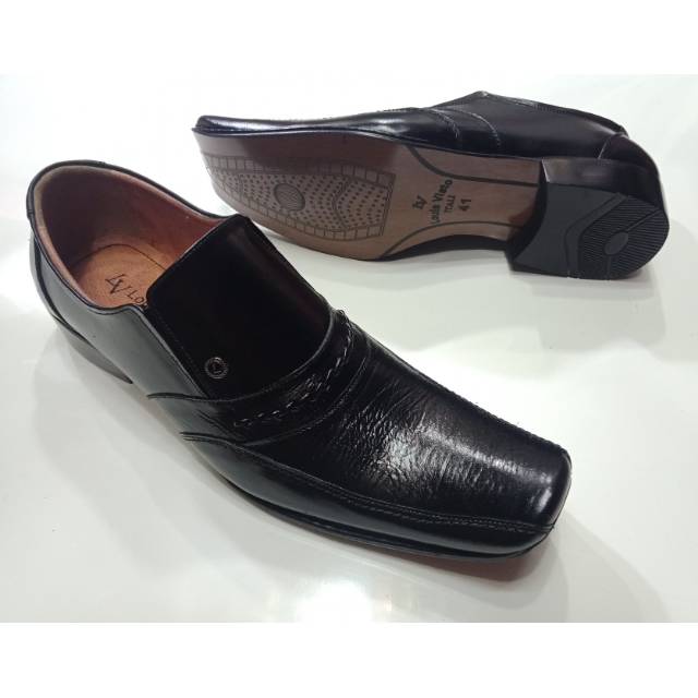 Sepatu Pantofel Pria Kulit Asli / Louis Visto / Harga Murah / Pantofel Formal Pria/ LV 8106