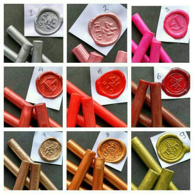 

Lilin Segel seal wax stamp stempel sealing candle