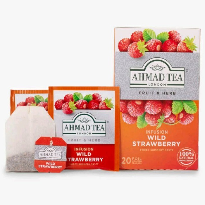 

AHMAD TEA Wild Strawberry Infusion 20 Teabags