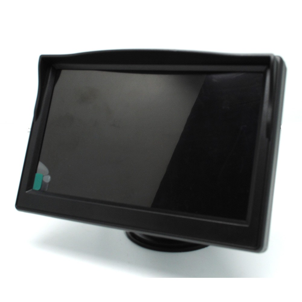 Monitor Rear View Parkir Mobil TFT LCD 5 Inch - Black