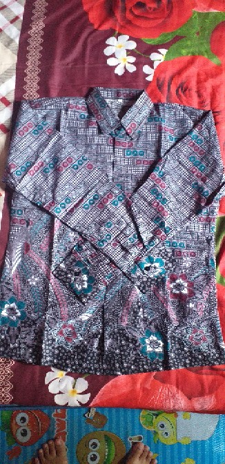 Kemeja Batik Slimfit Kemeja Batik Lengan Panjang Size M L Xl