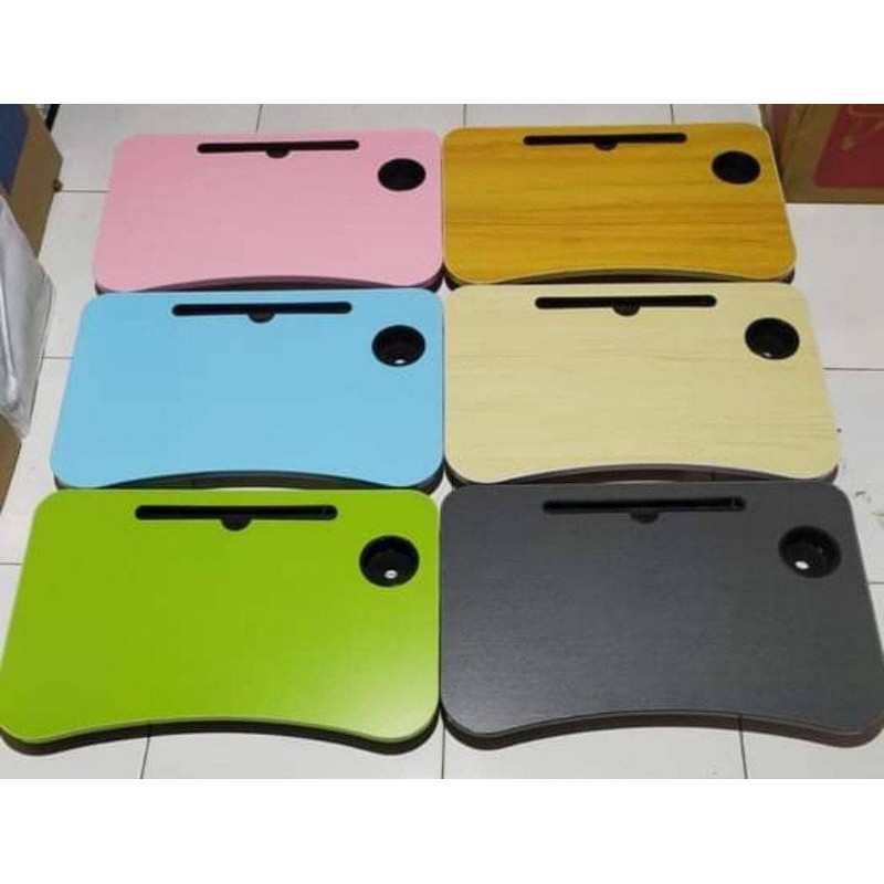 meja lipat serbaguna / meja laptop lipat