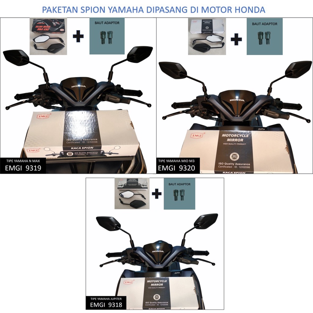 SPION YAMAHA PNP HONDA VARIO PCX ADV tinggal pasang