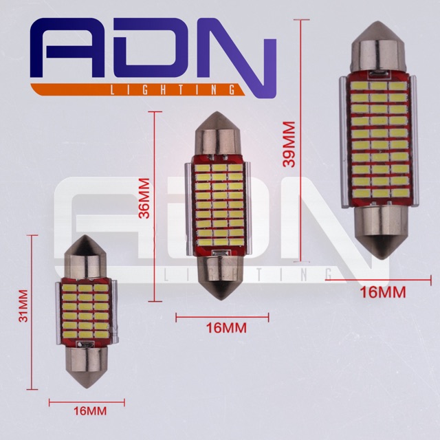 Lampu LED Plafon Kabin Festoon 31 36 39 mm by ADN