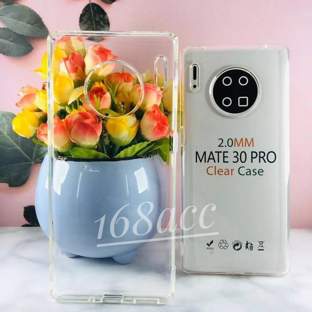 Silikon Jelly Soft Case Bening Huawei Mate 30 Pro Softcase Anti Crack Premium Bahan Tebal