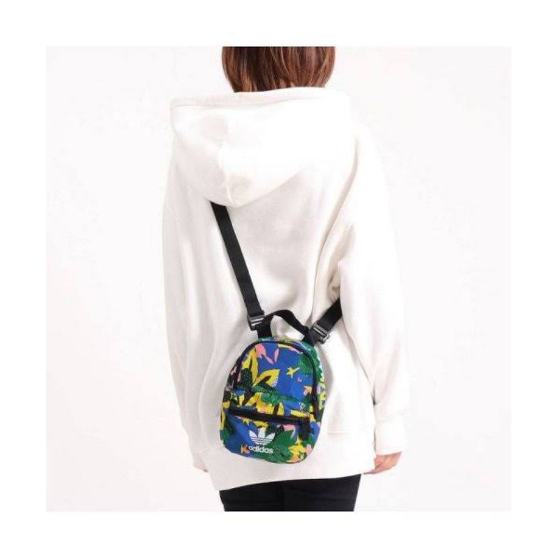 Adidas mini backpack flora, bisa sling original bnwt
