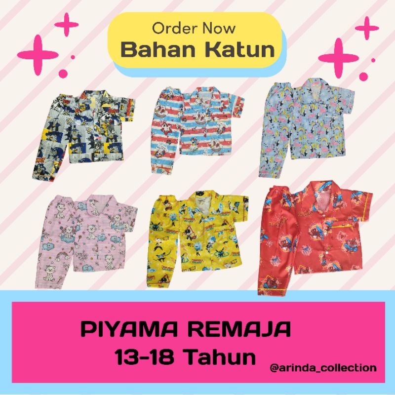 PIYAMA REMAJA 13-18 TAHUN PART 1