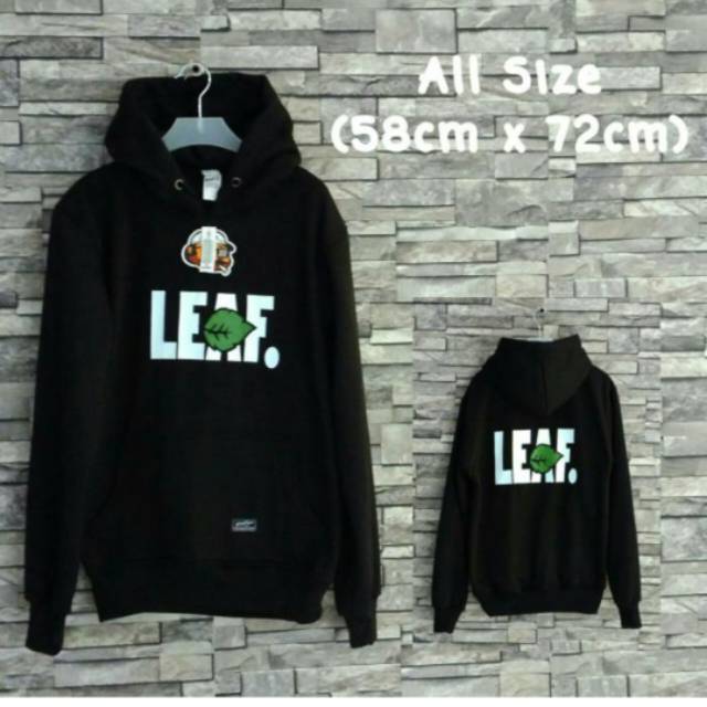 Jaket sweaters hoodie leaf /jaket sweater pria/jaket pria terlaris