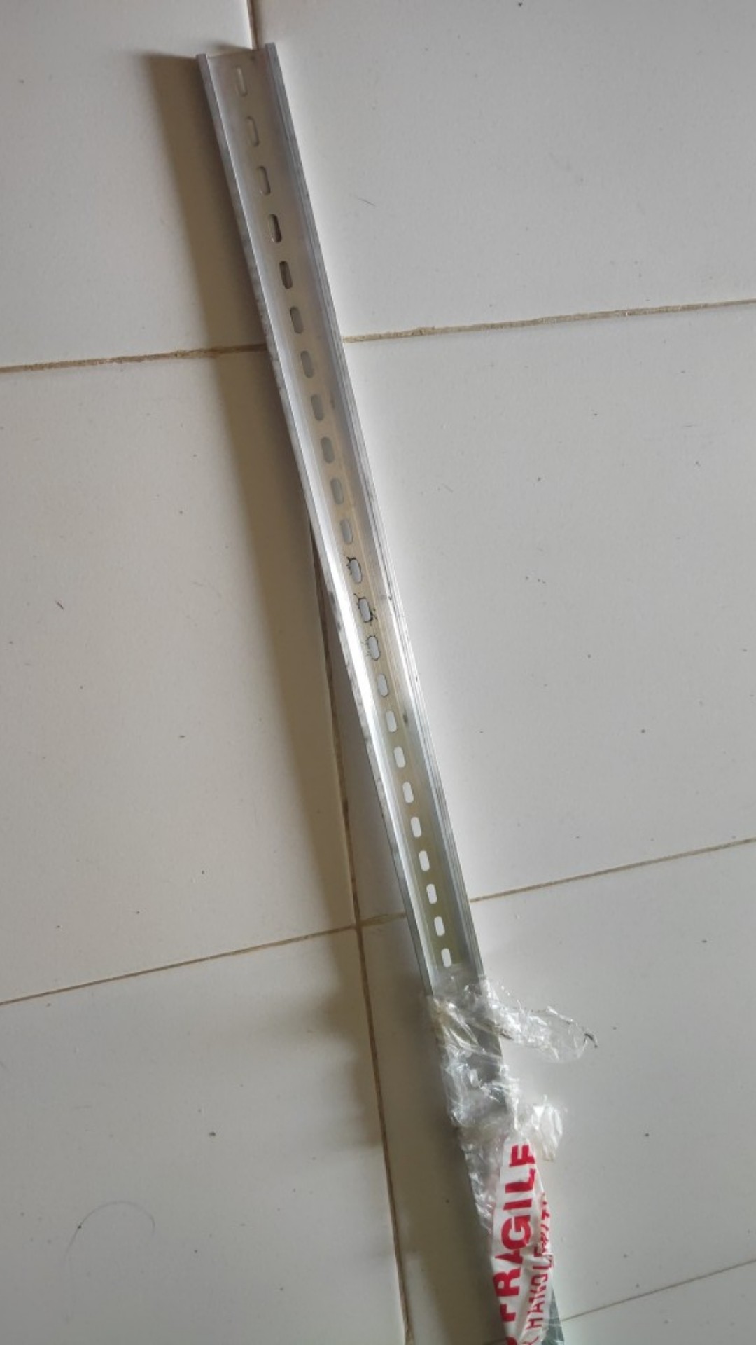 Din Rail Omega Rel Mcb 1 Fungsi Tebal 0,9 Mm Alumunium Rell Merk Fort Panel