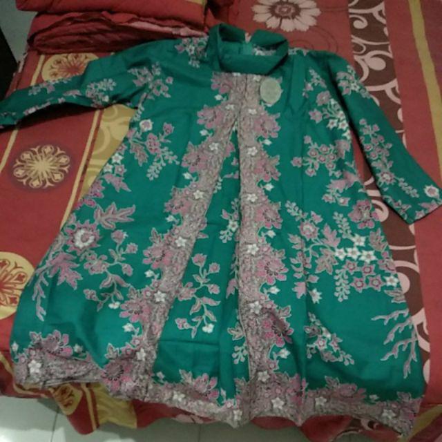 Tunic Santika Pias Cibulan #2 Tunik Batik Cantik Warna Seragaman Kantor Kerja Muslim Modis