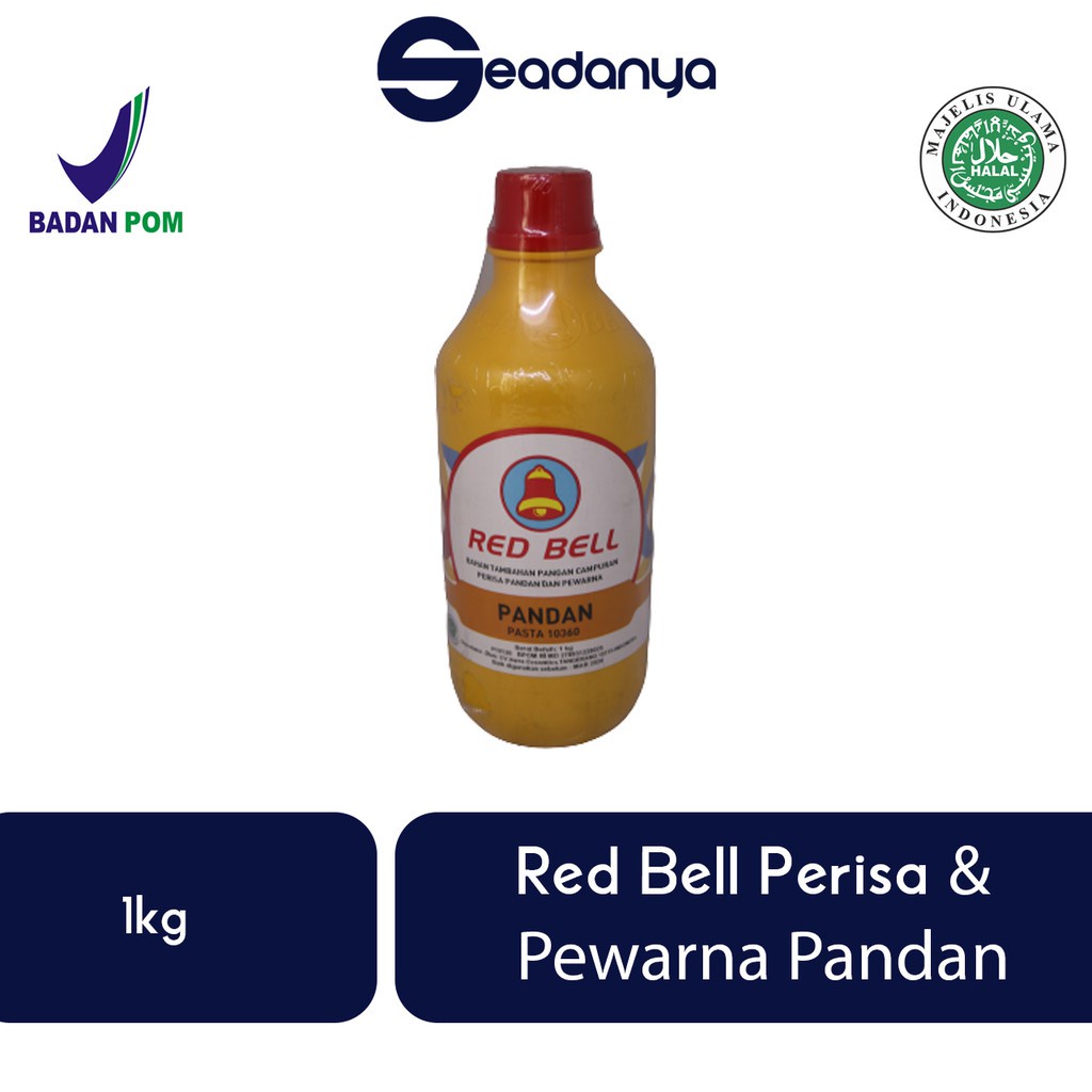 

Red Bell Pasta Pandan 1kg Perisa dan Pewarna rasa Pandan -Halal MUI & BPOM