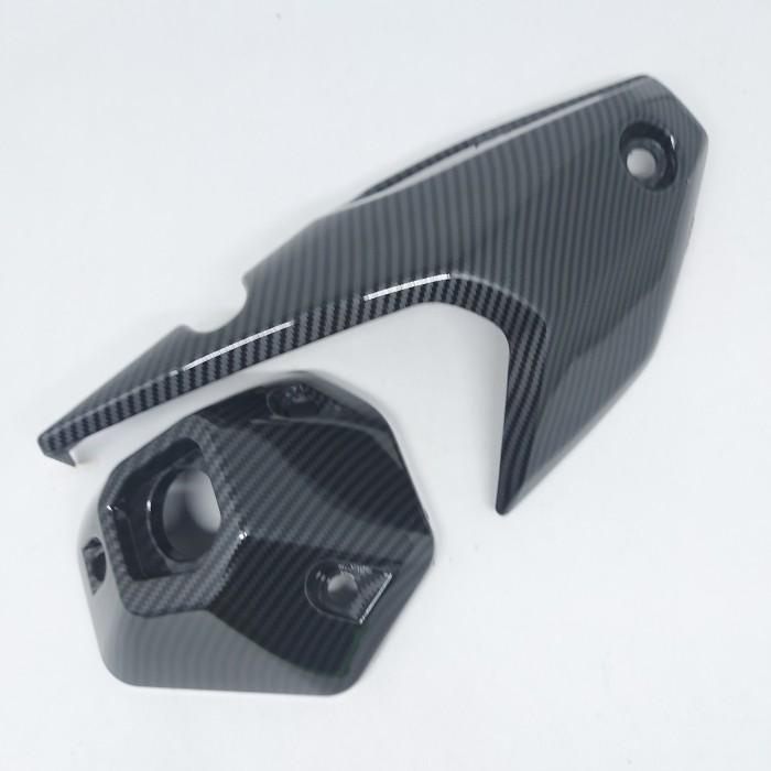 Cover knalpot + cover corong knalpot adv 150 carbon