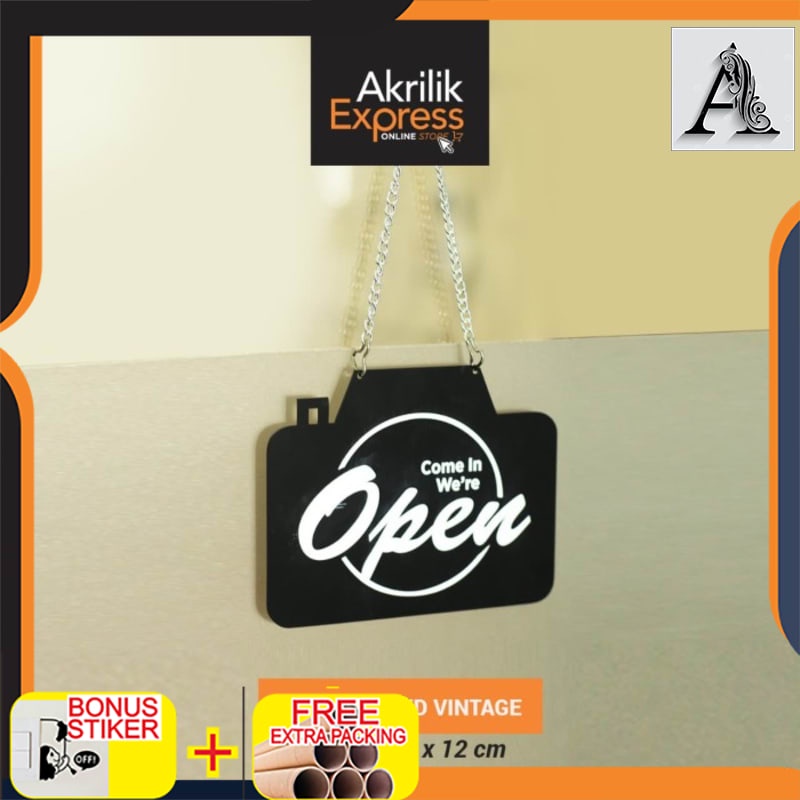 

Promo Sign open closed / open closed / sign / signage / sign akrilik