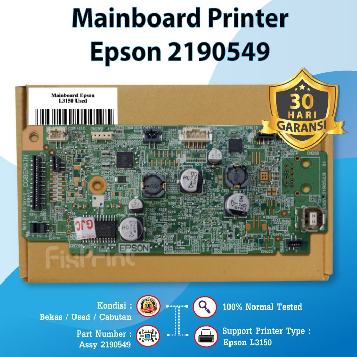 Jual New Original Mainboard Epson L3150 Board Motherboard Printer Ecotank L3150 L 3150 Shopee 0460