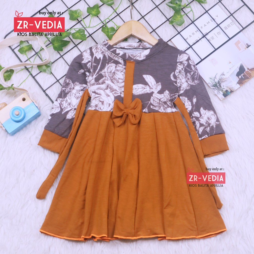 Gamis Bayi Annisa uk 3-18 Bulan / Baju Baby Cewek Pakaian Muslim Dress Panjang Anak Perempuan Murah