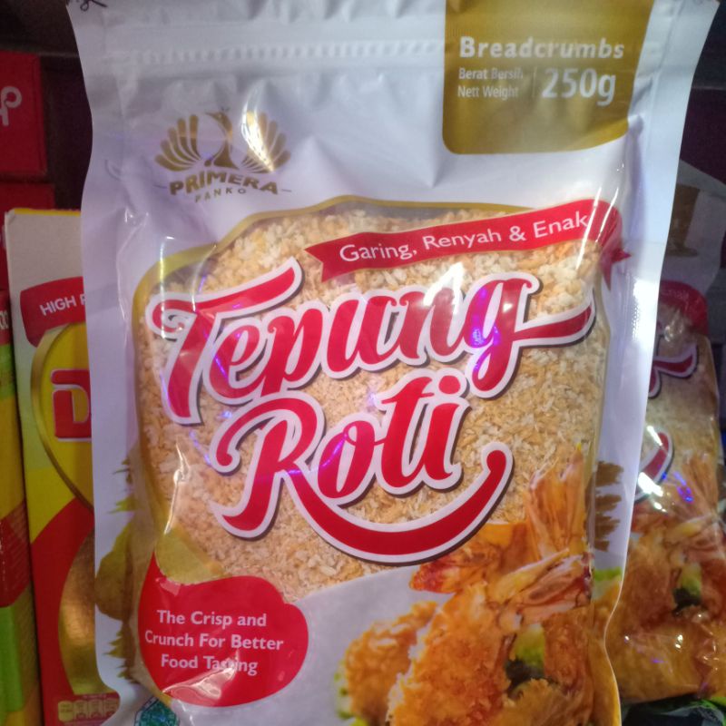 

Tepung Roti Breadcrumbs/Panir Primera Panko 250gr