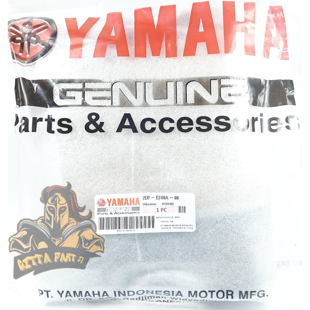 RADIATOR YAMAHA 2DP ASSY KUALITAS ASLI ORIGINAL YAMAHA ORI ASLI PRESISI DAN AWET N MAX 155 AEROX 155