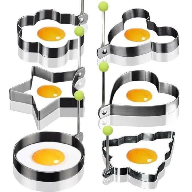 ~ PIYOSHI08 ~ Cetakan Telur Ceplok Mata Sapi Dadar Cetakan Telor Pancake Stainless PD138