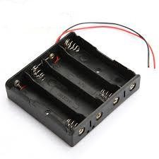 BA-139-4AA 4x1 Kotak Battery AA Case Baterai Batre Holder Batere A2 BAtrei Jam isi 4 Plus Kabel Merah Hitam Plastik Tebal