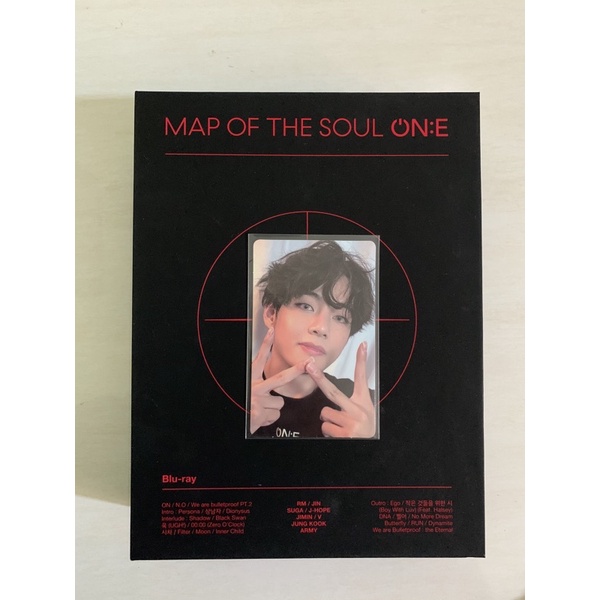 BOOKED MOTS ONE BLURAY PHOTOCARD TAEHYUNG ONLY / PC ONLY / FULLSET OFFICIAL