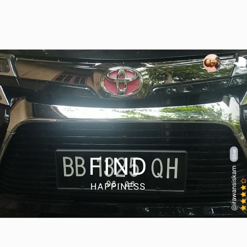 List lis grille GRILL BUMPER  depan TOYOTA avanza  VELOZ velos 2019 2020 2021 CHROME CROME tempel