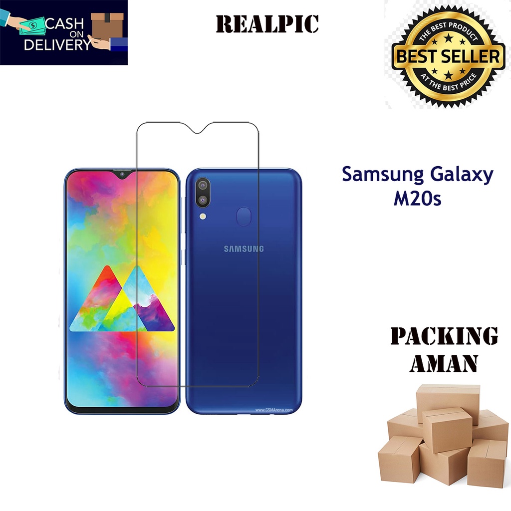 Tempered Glass Samsung Galaxy M20s Screen Protector Anti Gores