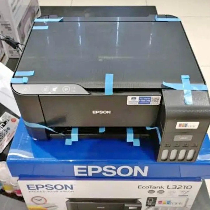 Printer Epson L3210 All In One Print Scan Copy include Tinta 4 Warna New Garansi Resmi