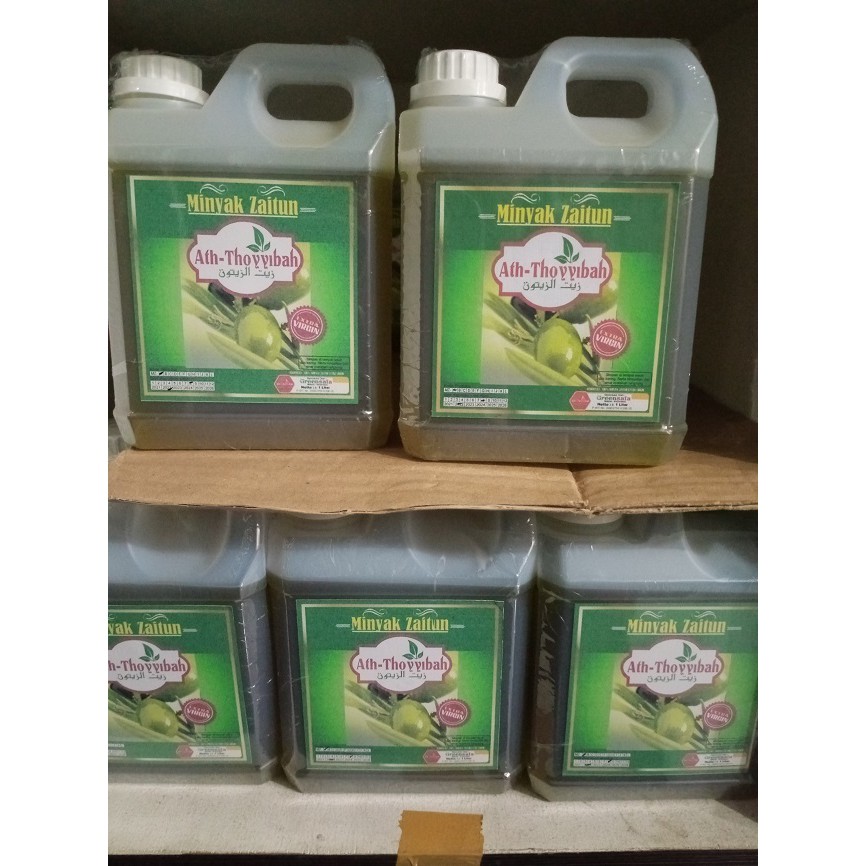 

Minyak zaitun ath thoyyibah 1liter extra virgine olive oil