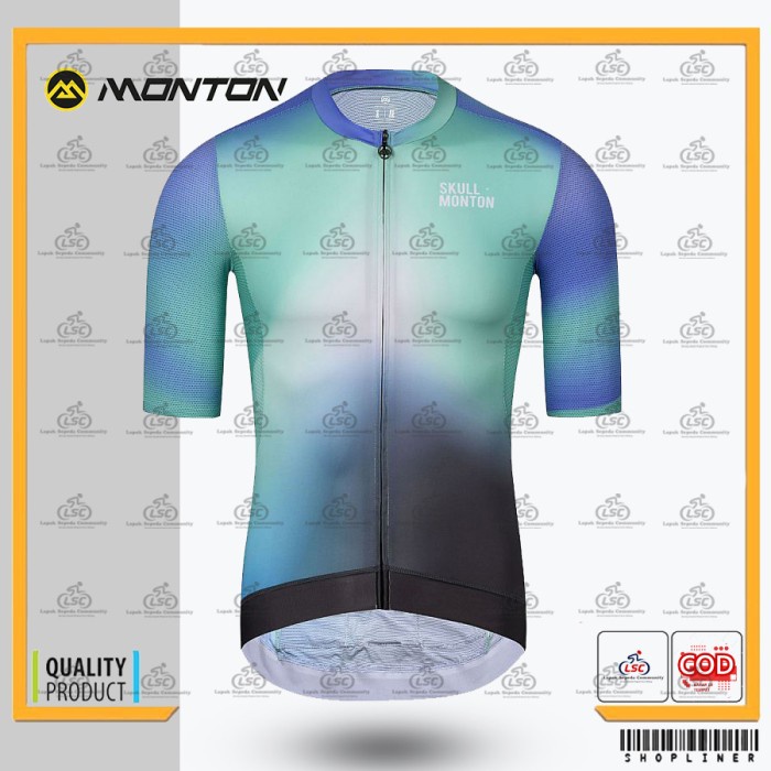 Jersey Original Monton Man Mist Cyclling Jersey Sepeda Roadbike Gowes - S