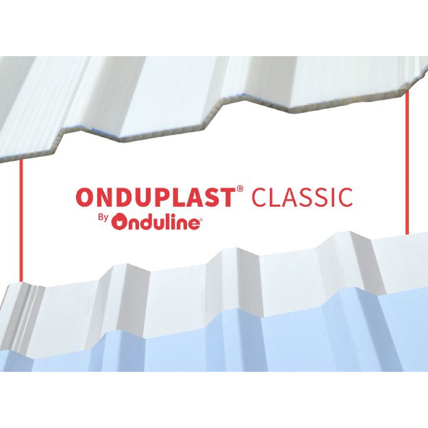 ONDUPLAST uPVC roof atap gelombang berongga / fiber / plastik