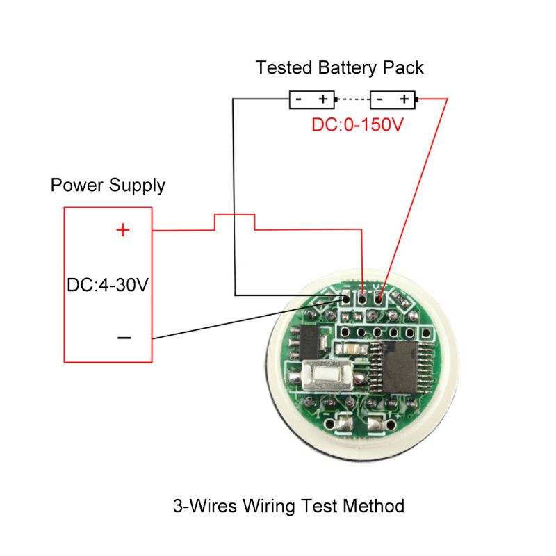 Btsg Digital Voltmeter Gauge LED Digital Display Voltmeter Volt Meter Untuk Mobil Otomatis