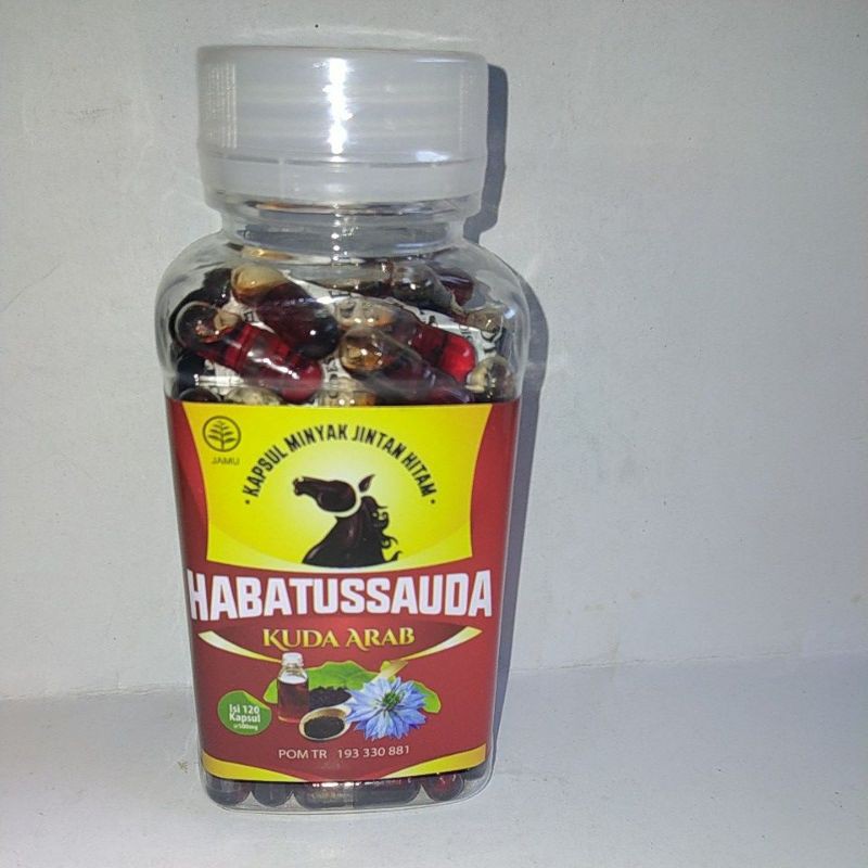 kapsul minyak jintan hitam habatussauda kuda arab 120 kpl original