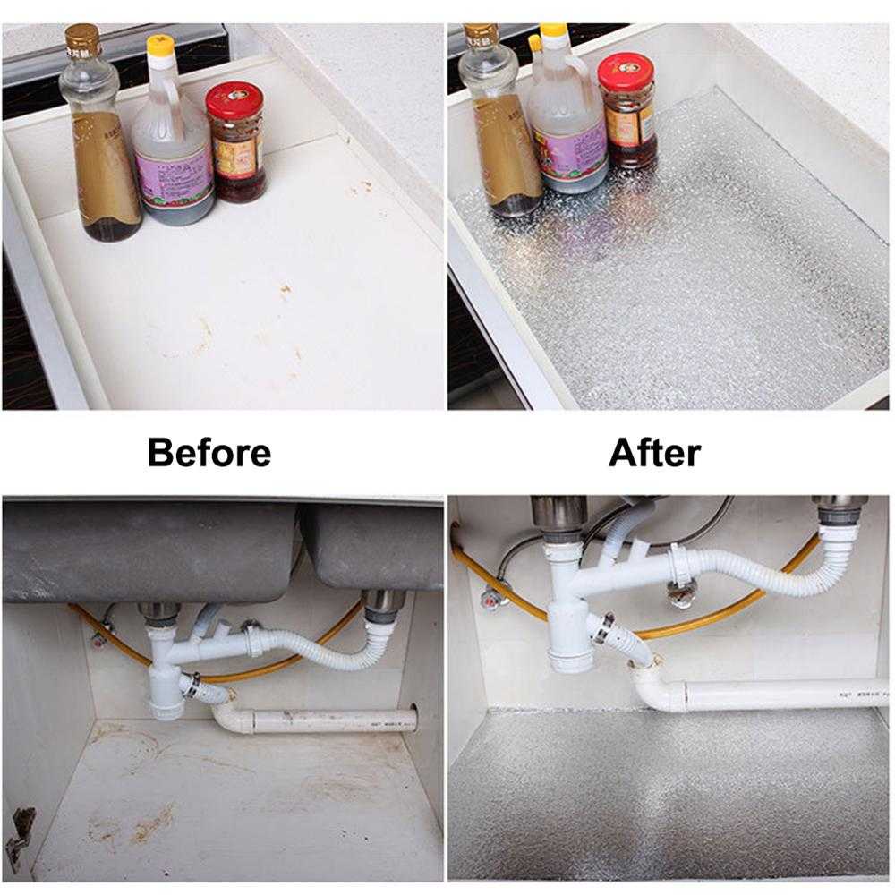 TD-DA1 AWOO Wallpaper Aluminium Foil Anti Minyak Waterproof 300x60 cm -YK-292