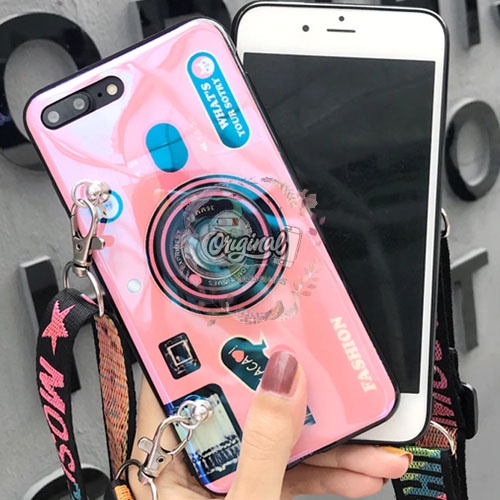 Softcase Motif Kamera Popsocket Tali Xiaomi Redmi Note 4X 7 PRO OR289