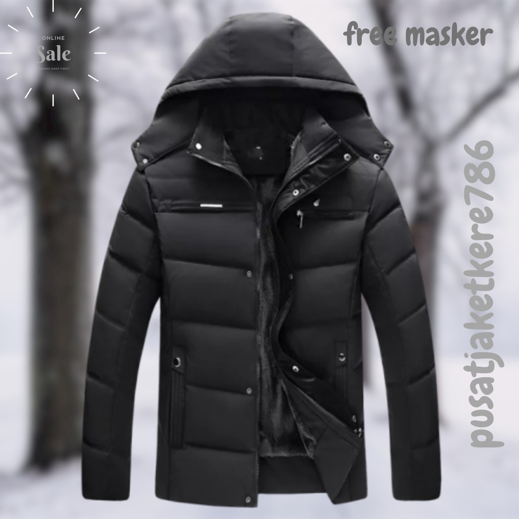 Jaket Winter New 2021/Jaket Winter Pria Terlaris/Jaket Musim Dingin Pria/Jaket Tebal Pria