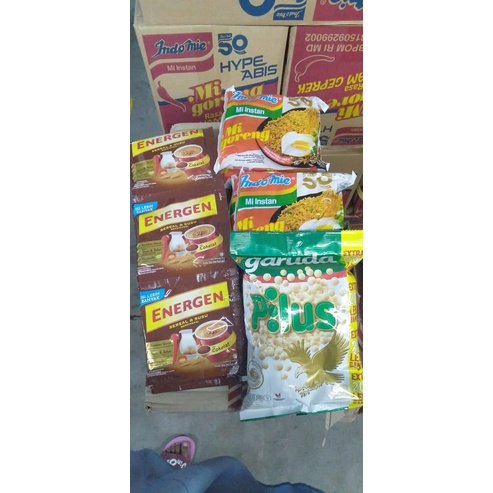 

PAKET BEGADANG KENYANG ANAK KOST/PESANTREN/ASRAMA, MAKANAN SIAP SAJI INDOFOOD. GRATIS PILUS GARUDA!!